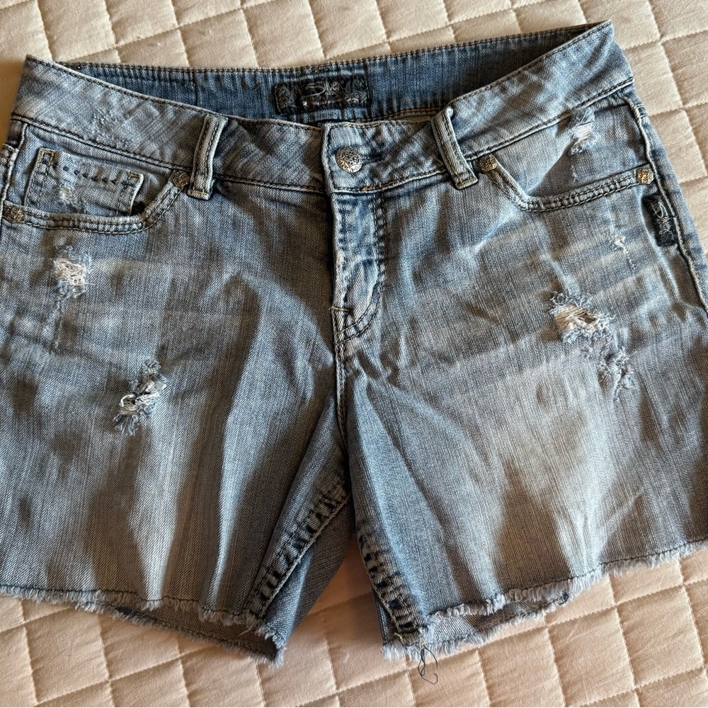 Silver Suki Jean shorts
